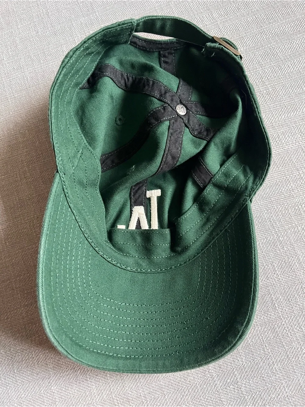 LA Dodgers Adjustable Dad Baseball Cap in Dark Green